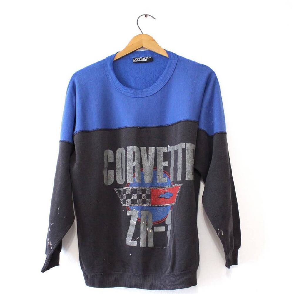 Vintage Chevrolet Chevy Corvette Sweatshirt Xl